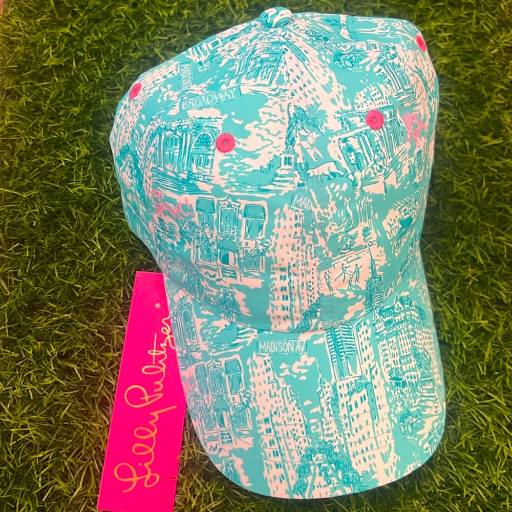 NWT Lilly Pulitzer ‘Lilly Loves NYC’ Run Around Hat